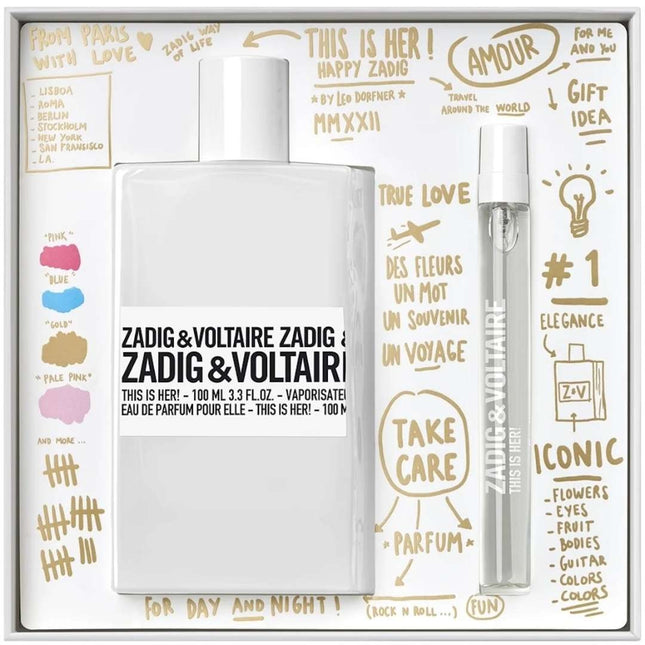 Zadig & Voltaire This is Her! Eau de Parfum Giftset - 100ml+10ml