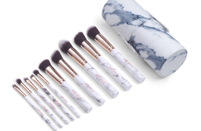 Zoe Ayla 10-delige Make-Up Brush Set