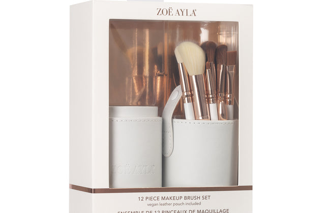 Zoe Ayla 12-delige Make-Up Brush Set