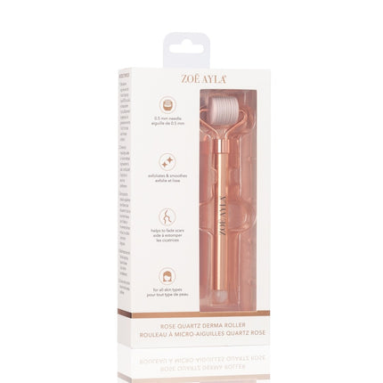 Zoe Ayla Rose Quartz Derma Roller